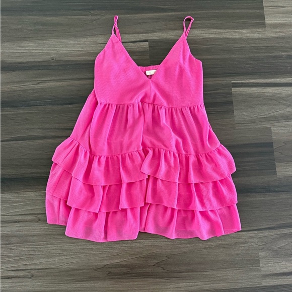 Ramy Brook Lula Ruffle mini coverup dress - Picture 2 of 4